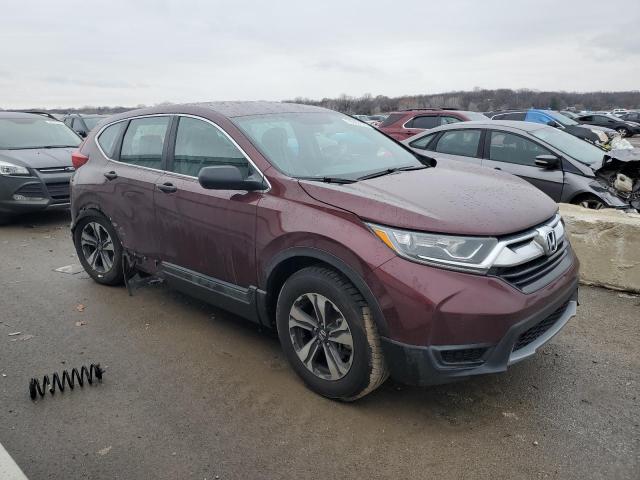 2HKRW6H37KH229708 - 2019 HONDA CR-V LX MAROON photo 4