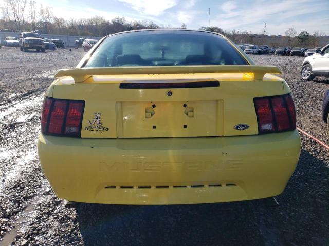 1FAFP40473F303946 - 2003 FORD MUSTANG YELLOW photo 6