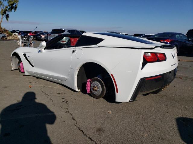 1G1YB2D7XH5113705 - 2017 CHEVROLET CORVETTE STINGRAY 1LT WHITE photo 2