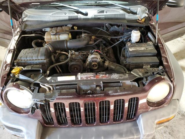 1J4GL48K44W218510 - 2004 JEEP LIBERTY SPORT BURGUNDY photo 12