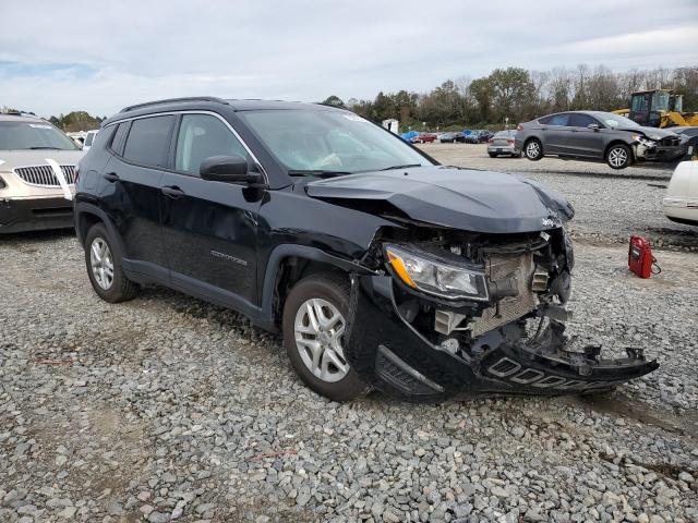 3C4NJCAB8MT563651 - 2021 JEEP COMPASS SPORT BLACK photo 4