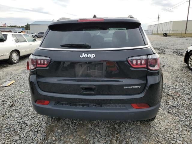 3C4NJCAB8MT563651 - 2021 JEEP COMPASS SPORT BLACK photo 6