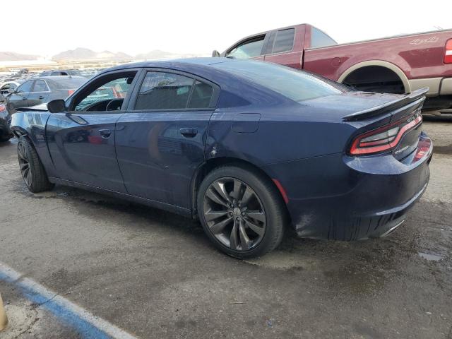 2C3CDXBG8FH861858 - 2015 DODGE CHARGER SE BLUE photo 2