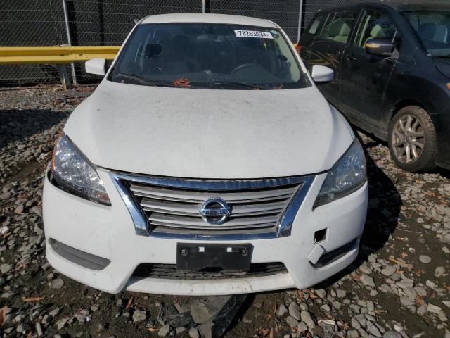 3N1AB7AP9FY240250 - 2015 NISSAN SENTRA S WHITE photo 13