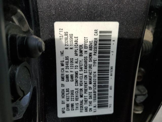 19UUA9F53DA001974 - 2013 ACURA TL TECH GRAY photo 12