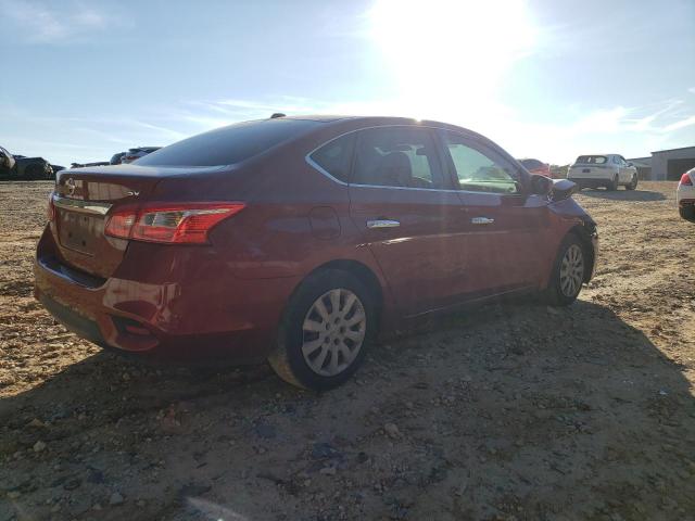 3N1AB7AP2GY235960 - 2016 NISSAN SENTRA S RED photo 3