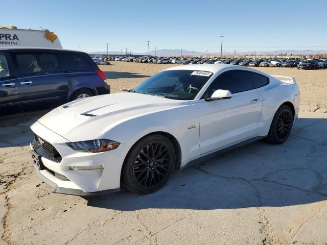 1FA6P8CF6J5132288 - 2018 FORD MUSTANG GT WHITE photo 1