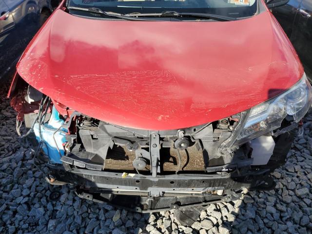 JTMBFREV6D5027163 - 2013 TOYOTA RAV4 LE RED photo 12