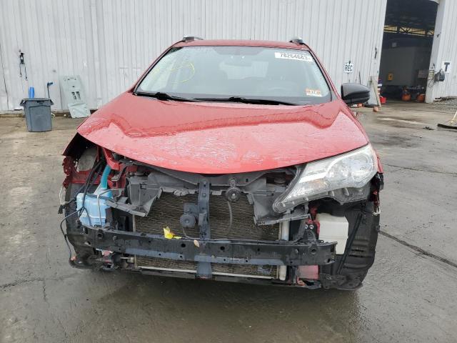 JTMBFREV6D5027163 - 2013 TOYOTA RAV4 LE RED photo 5