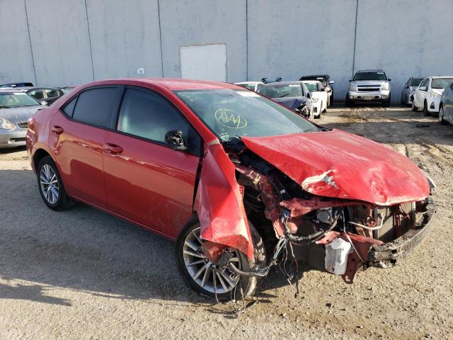 5YFBURHE7EP100224 - 2014 TOYOTA COROLLA L MAROON photo 4