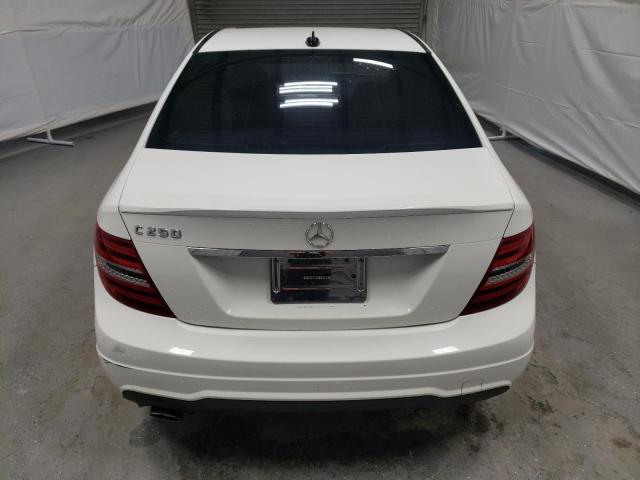 WDDGF4HB8EG221196 - 2014 MERCEDES-BENZ C 250 WHITE photo 6