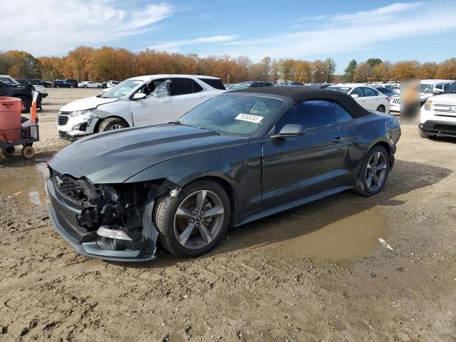 1FATP8EM3F5336049 - 2015 FORD MUSTANG GREEN photo 1