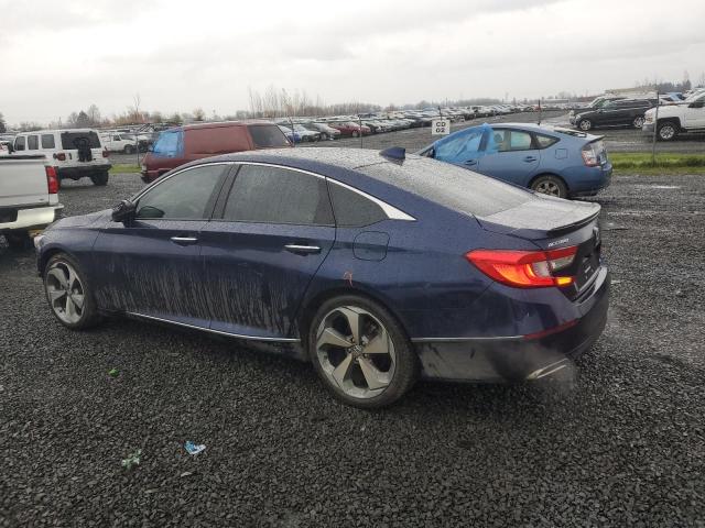 1HGCV1F93JA003756 - 2018 HONDA ACCORD TOURING BLUE photo 2