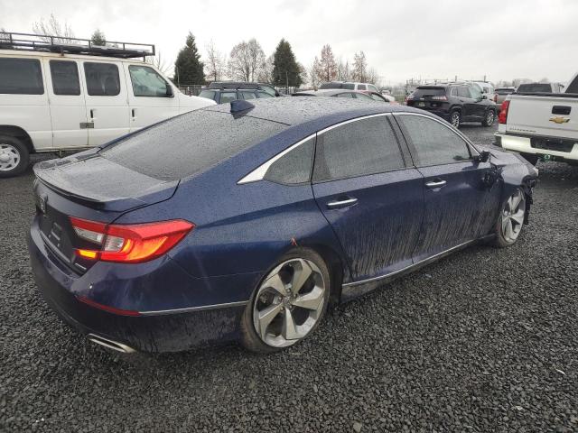 1HGCV1F93JA003756 - 2018 HONDA ACCORD TOURING BLUE photo 3