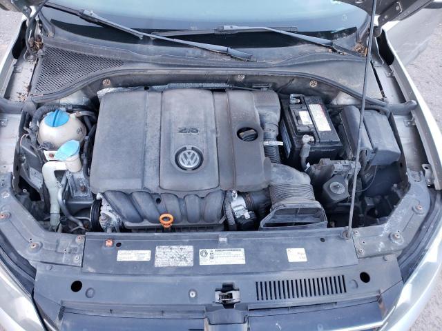 1VWAP7A36CC079143 - 2012 VOLKSWAGEN PASSAT S SILVER photo 11