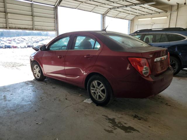 1G1JC5SH6D4175386 - 2013 CHEVROLET SONIC LT BURGUNDY photo 2