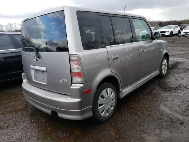 JTLKT334664066509 - 2006 TOYOTA SCION XB SILVER photo 3