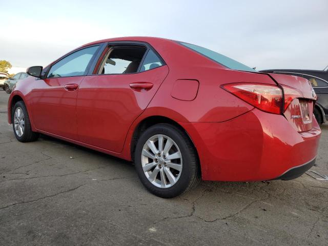 5YFBURHE9KP931364 - 2019 TOYOTA COROLLA L RED photo 2