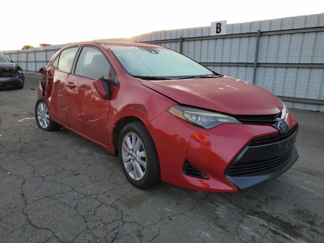 5YFBURHE9KP931364 - 2019 TOYOTA COROLLA L RED photo 4