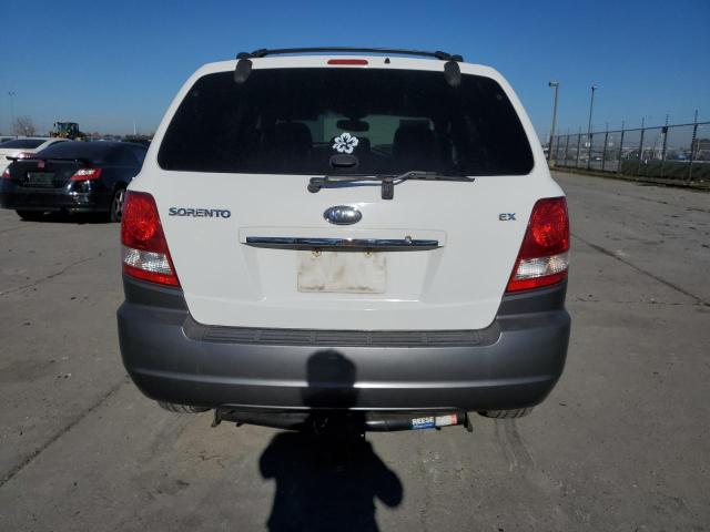 KNDJD733565650025 - 2006 KIA SORENTO EX WHITE photo 6