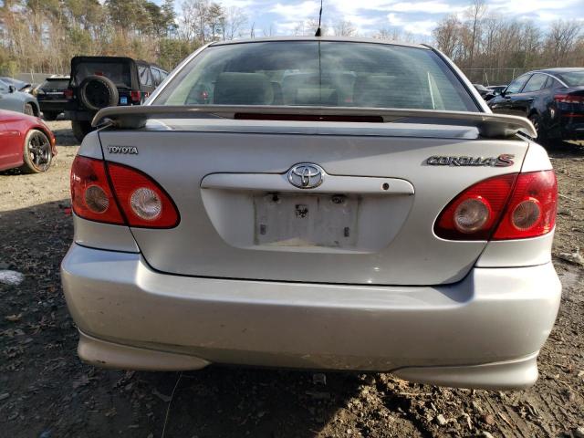 1NXBR32E45Z382229 - 2005 TOYOTA COROLLA CE SILVER photo 6