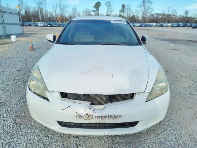 1HGCM56465A055077 - 2005 HONDA ACCORD LX WHITE photo 5