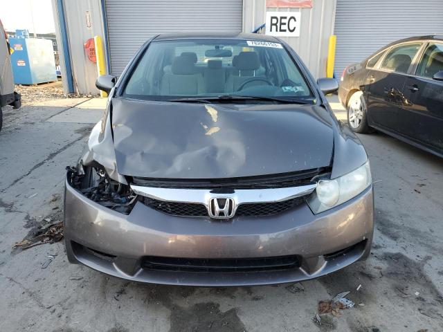 2HGFA1F54AH584014 - 2010 HONDA CIVIC LX GRAY photo 5