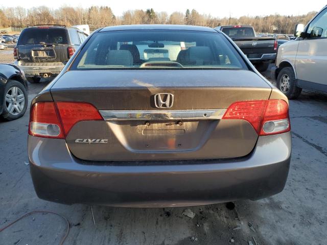 2HGFA1F54AH584014 - 2010 HONDA CIVIC LX GRAY photo 6