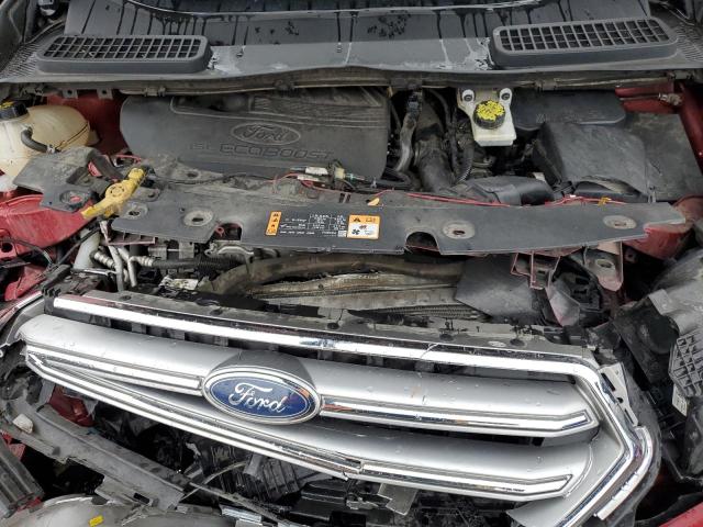 1FMCU9GD1HUF04460 - 2017 FORD ESCAPE SE RED photo 12