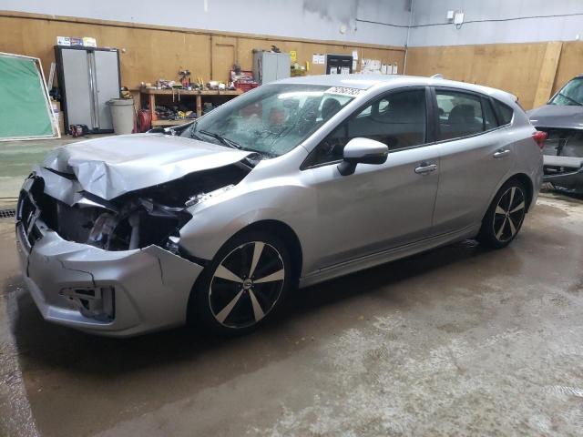 4S3GTAK65J3710380 - 2018 SUBARU IMPREZA SPORT GRAY photo 1