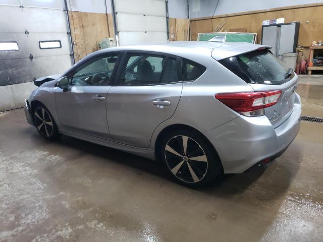 4S3GTAK65J3710380 - 2018 SUBARU IMPREZA SPORT GRAY photo 2