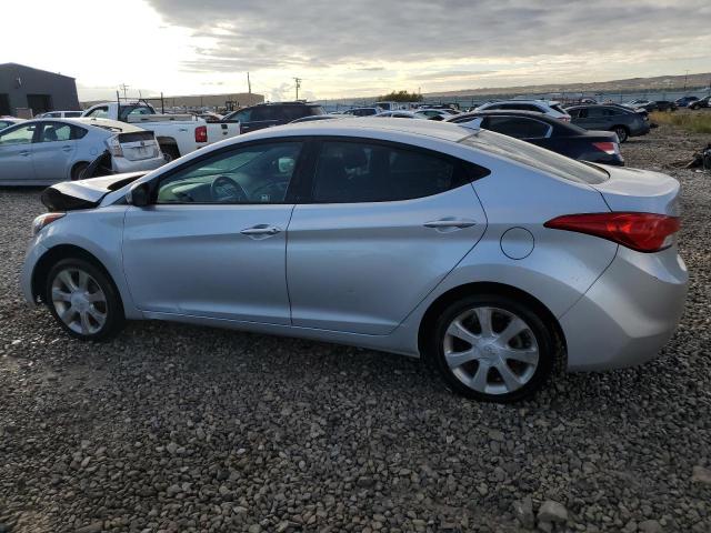 5NPDH4AE0CH093878 - 2012 HYUNDAI ELANTRA GLS SILVER photo 2