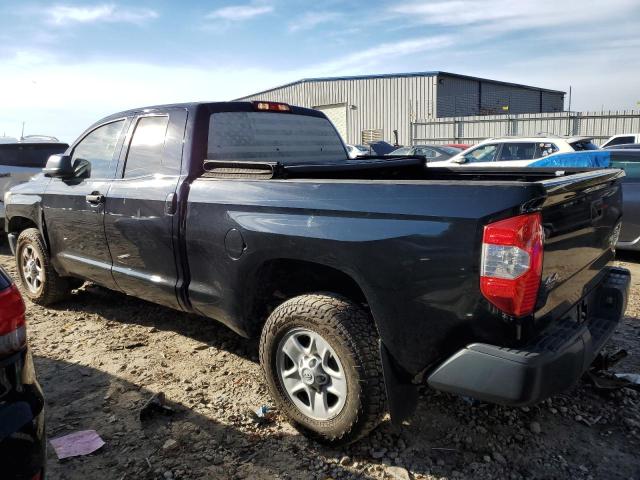 5TFUM5F19JX078756 - 2018 TOYOTA TUNDRA DOUBLE CAB SR/SR5 BLACK photo 2