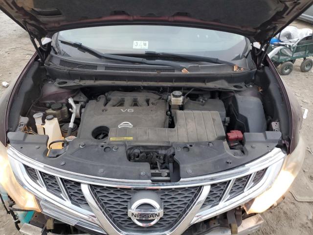 JN8AZ1MW6DW310868 - 2013 NISSAN MURANO S BURGUNDY photo 12