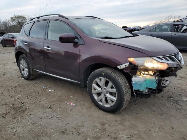 JN8AZ1MW6DW310868 - 2013 NISSAN MURANO S BURGUNDY photo 4