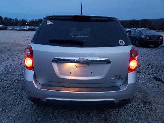 2GNALAEK9E6215460 - 2014 CHEVROLET EQUINOX LS SILVER photo 6