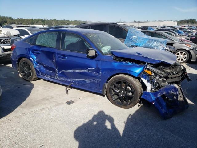 2HGFE2F53NH609419 - 2022 HONDA CIVIC SPORT 蓝色 照片 4