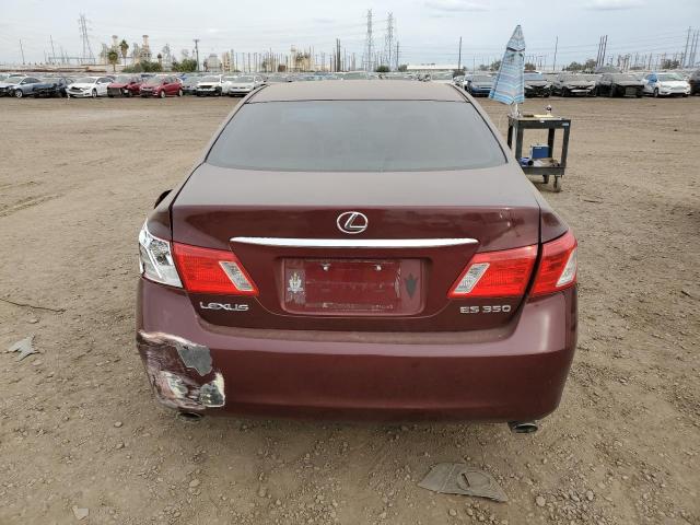 JTHBJ46G772145728 - 2007 LEXUS ES 350 BURGUNDY photo 6