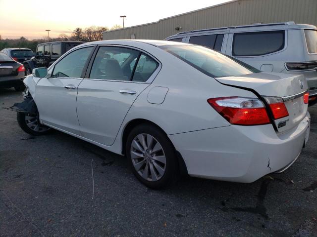 1HGCR2F79DA074974 - 2013 HONDA ACCORD EX WHITE photo 2