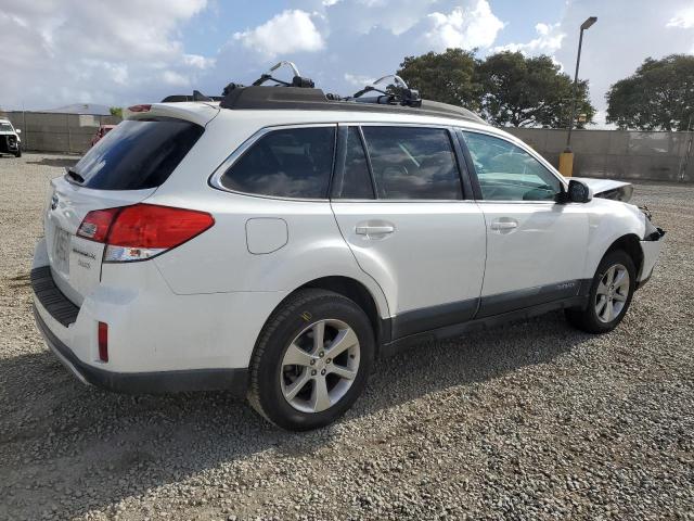 4S4BRBLC1E3309591 - 2014 SUBARU OUTBACK 2.5I LIMITED WHITE photo 3