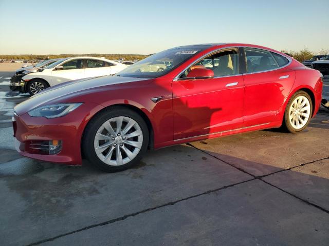 5YJSA1E23GF167423 - 2016 TESLA MODEL S RED photo 1