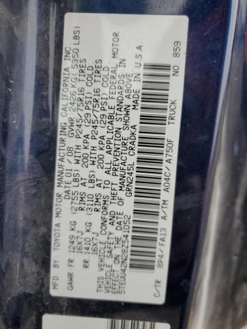 5TEUU42N28Z541052 - 2008 TOYOTA TACOMA ACCESS CAB BLUE photo 12