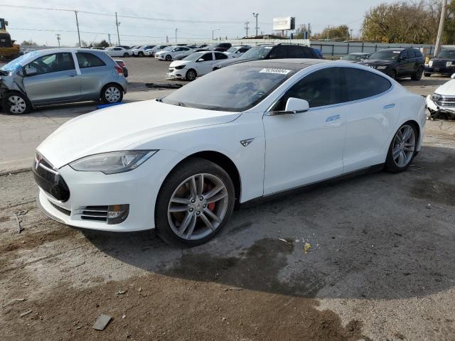 5YJSA1DP7DFP13715 - 2013 TESLA MODEL S თეთრი ფოტო 1