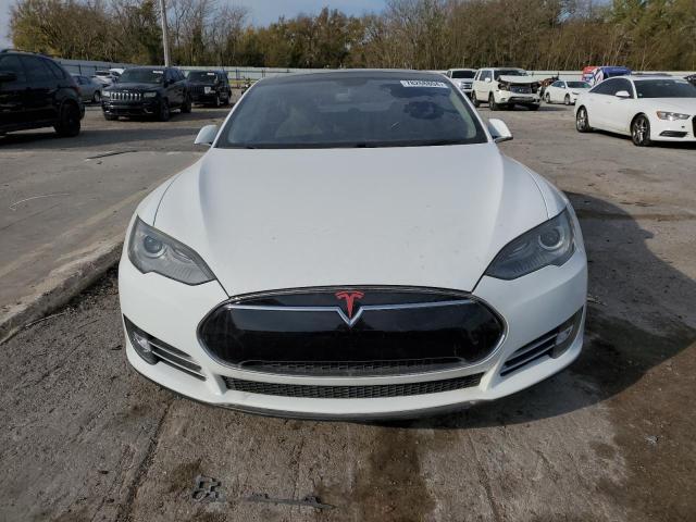 5YJSA1DP7DFP13715 - 2013 TESLA MODEL S თეთრი ფოტო 5