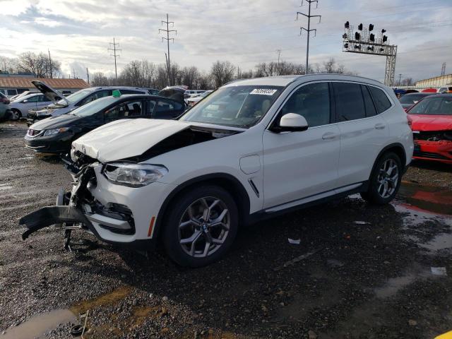 5UXTS1C08M9D73122 - 2021 BMW X3 XDRIVE30E WHITE photo 1