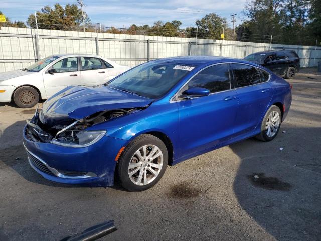 1C3CCCAB8FN562055 - 2015 CHRYSLER 200 LIMITED BLUE photo 1