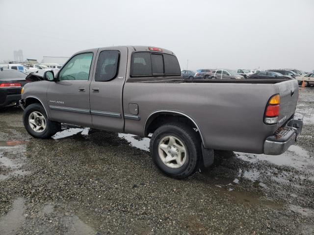5TBRT3419YS018193 - 2000 TOYOTA TUNDRA ACCESS CAB ნაცრისფერი ფოტო 2