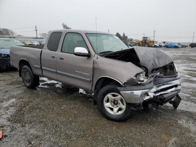 5TBRT3419YS018193 - 2000 TOYOTA TUNDRA ACCESS CAB ნაცრისფერი ფოტო 4