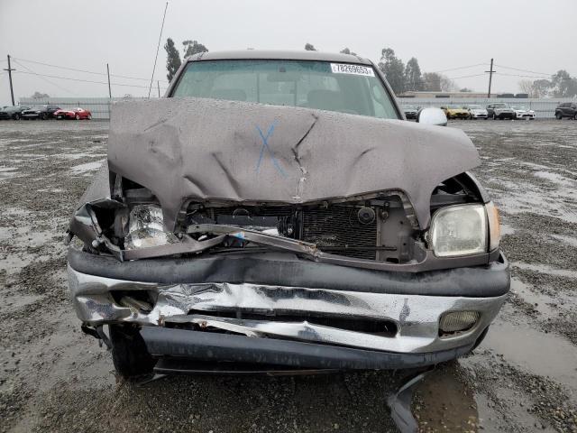 5TBRT3419YS018193 - 2000 TOYOTA TUNDRA ACCESS CAB ნაცრისფერი ფოტო 5
