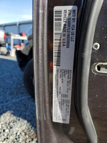 1C6RR7LG1NS209359 - 2022 RAM 1500 CLASS SLT 灰色 照片 14